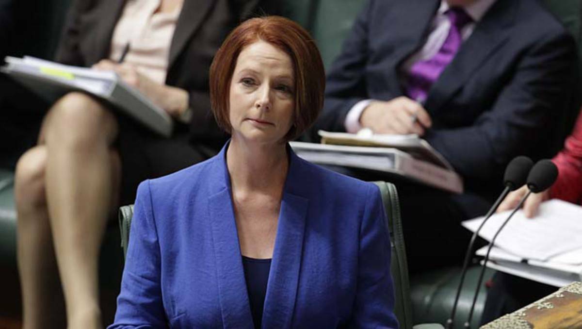 Prime Minister Julia Gillard.