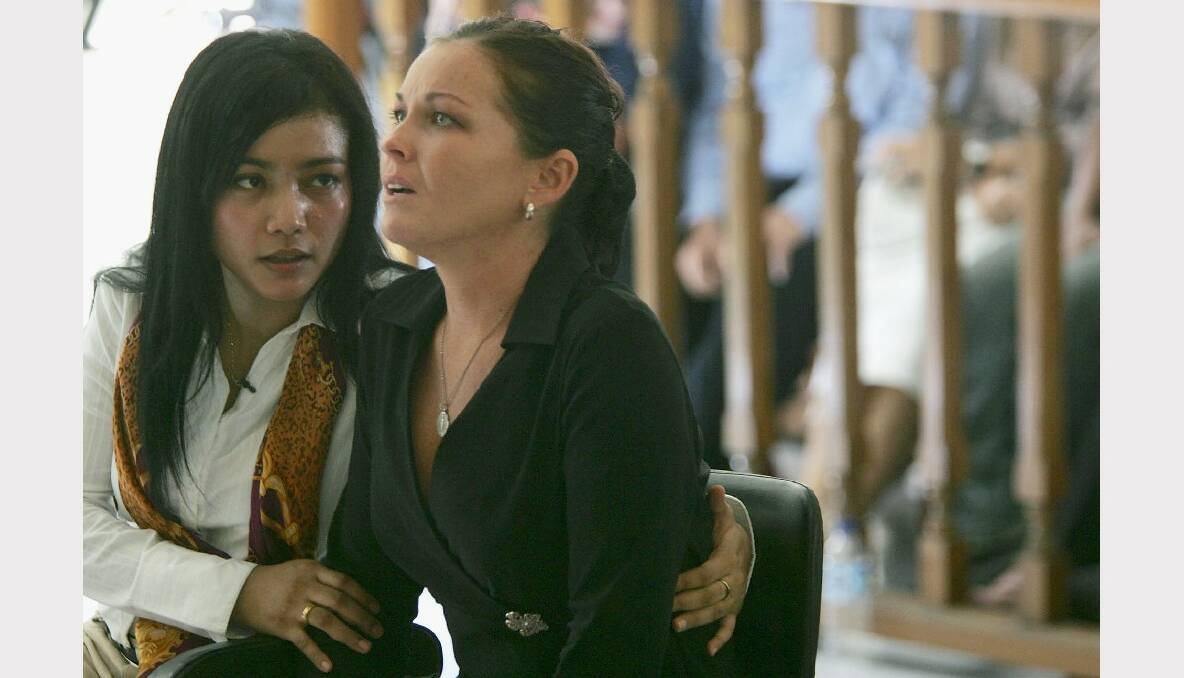 Schapelle Corby during and after her 2005 trial in Bali. Photos: Fairfax Archives.