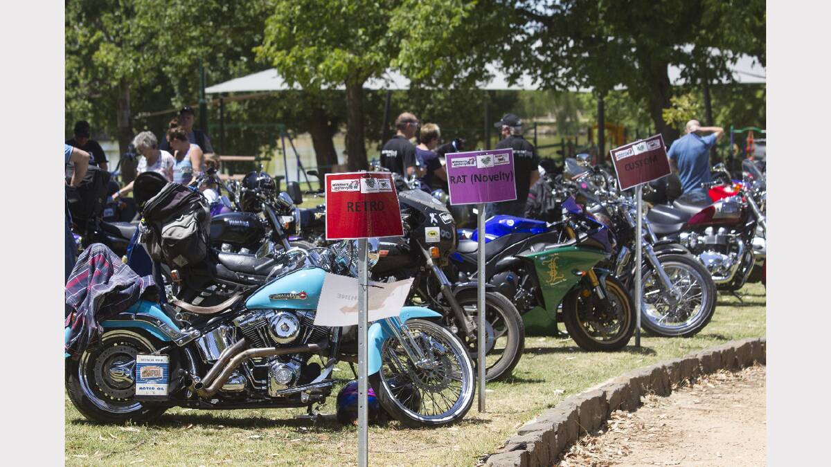 Bikes at the Show and Shine.