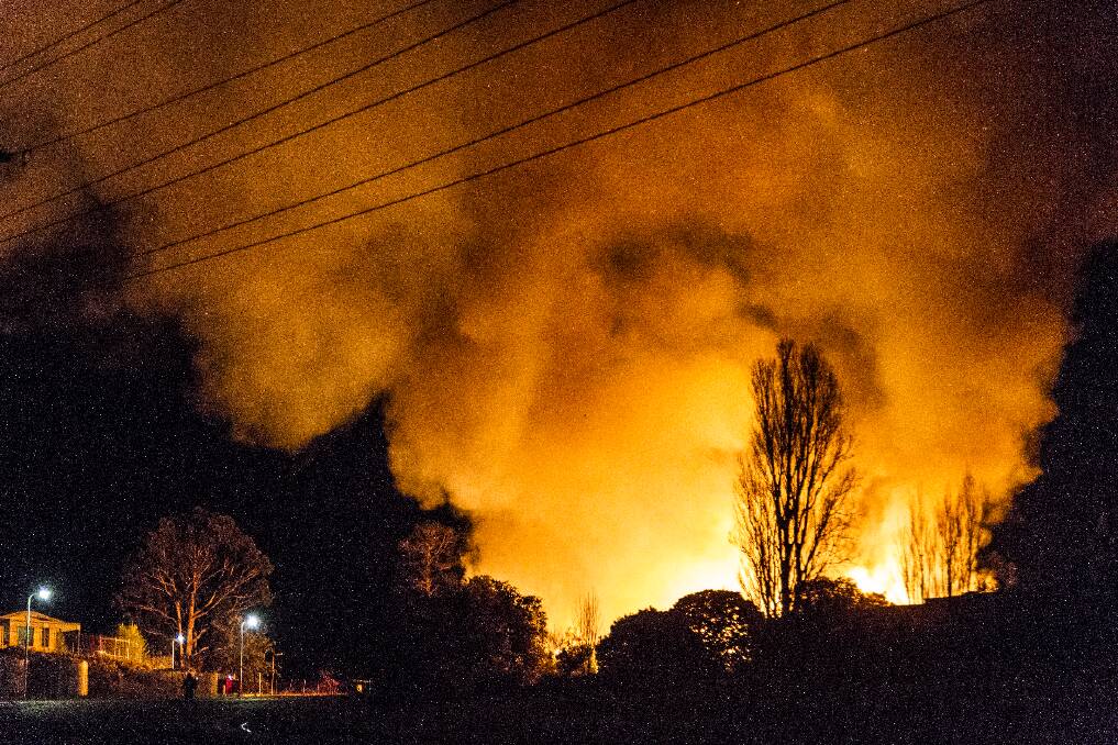 A blaze last Saturday night destroyed part of the Prestige Mill site in Lowe Street, Ararat.
