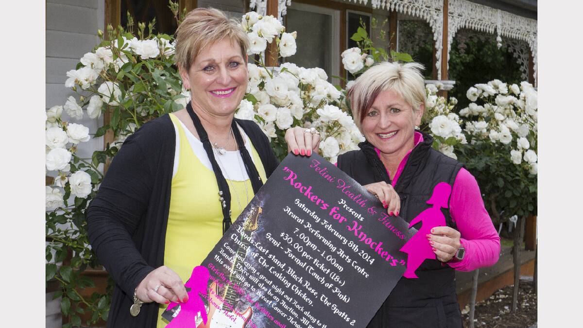 Sherri Holtham and Kelli Holtham-Felini, sisters who were both diagnosed with breast cancer within months of one another, are urging the Ararat and district community to get behind the Rockers for Knockers fundraising event for the Breast Cancer Network Australia next February.
