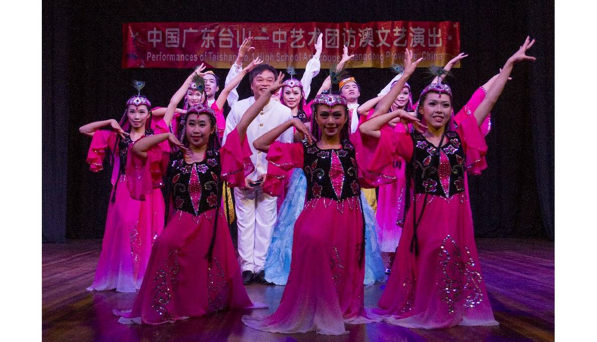The Taishan No 1 High School performance troupe visited Ararat performing six concerts to more than 1500 people, continuing the links between the two Sister Cities. Pictures: PETER PICKERING